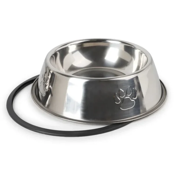 Quality Paw Stainless Steel Pet Dog Bowl Feeder Skidproof Anti-ant Shape Cat Dog Bowls Food Accessories Pet Supplies 6 Sizes - Image 4