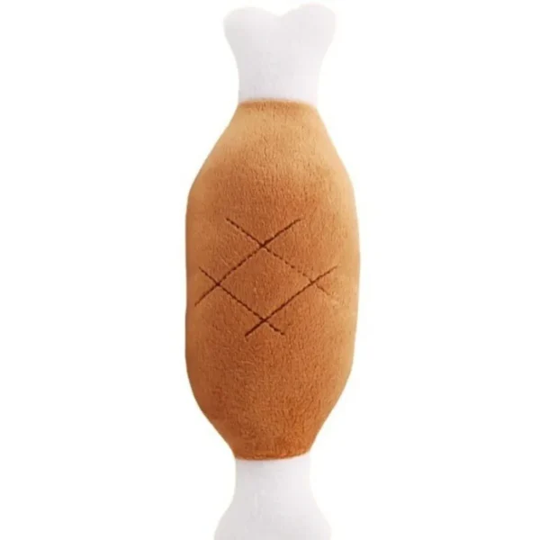 New Pet BB Sound Training Plush Doll Dog Bite-resistant Molar Puzzle Double-headed Chicken Leg Pet Doll Dogs Toys Supplies - Image 4
