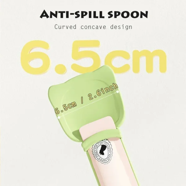 1PC Cat Treat Squeeze Spoon Dispenser Mess-Free Feeding Tool for Paste Snacks Portable Pet Food Scoop Feeding Supplies - Image 4