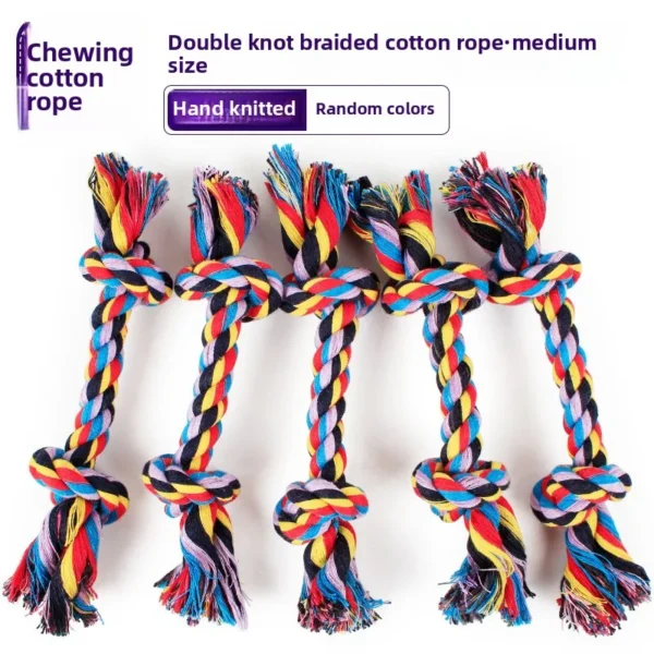 New Pet Products Rope Knot Pet Toys Can Be Mixed with Double-knot Cotton Rope Interactive Training Dog Toys Product Supplies - Image 3