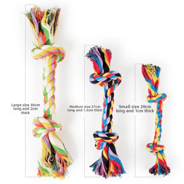 New Pet Products Rope Knot Pet Toys Can Be Mixed with Double-knot Cotton Rope Interactive Training Dog Toys Product Supplies - Image 5