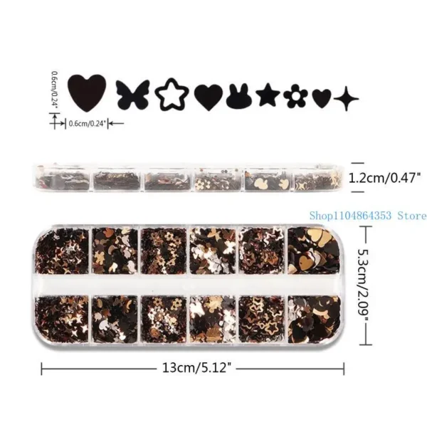 652F for Butterfly Sequins Decoration for Epoxy Casting Resin Moulds Jewelry Pendant Decorating Making Art Suppli - Image 6