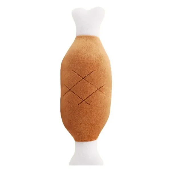 New Pet BB Sound Training Plush Doll Dog Bite-resistant Molar Puzzle Double-headed Chicken Leg Pet Doll Dogs Toys Supplies - Image 6