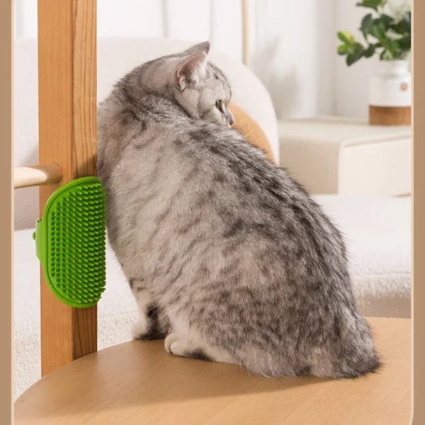 Cat Self Groomer Wall Corner Scratch Pad Cat Scratcher Brush Toy Cat Itching Massage Tool Pet Supplies - Image 6